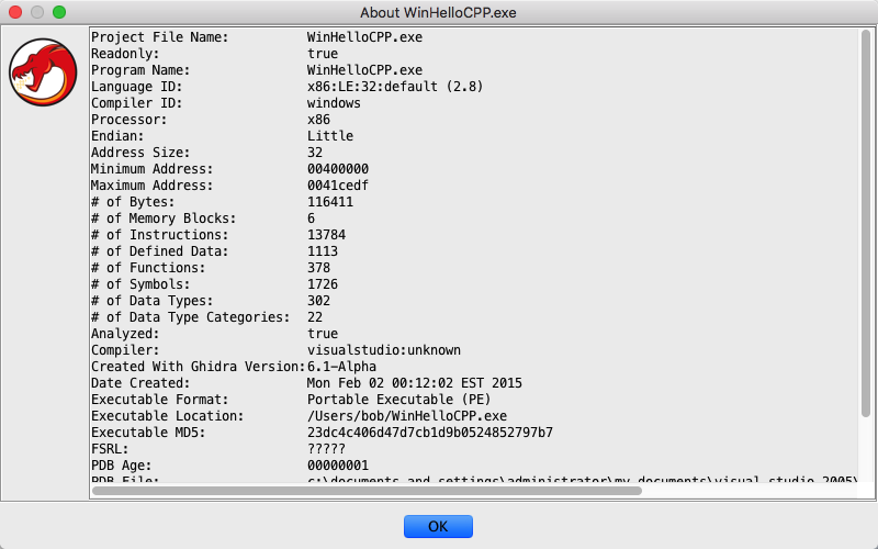 About Program File