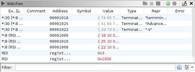 Watches for patching command-line arguments after setting